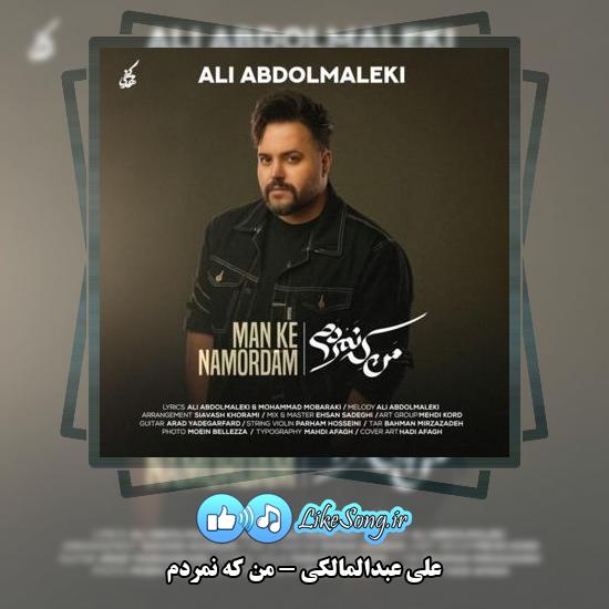 دانلود آهنگ علی عبدالمالکی من که نمردم